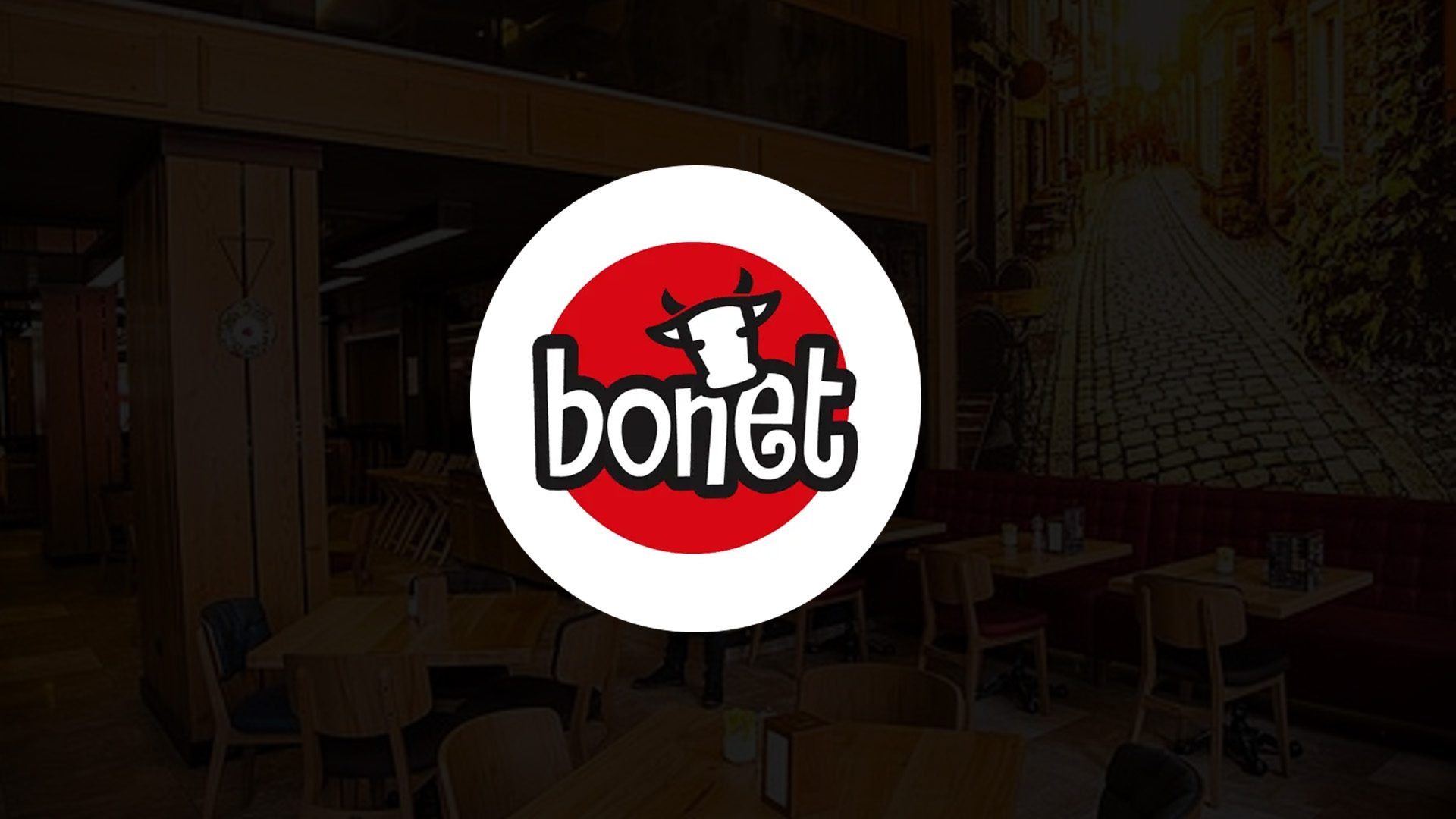Bonet markası ve restoran konsepti için örnek görsel